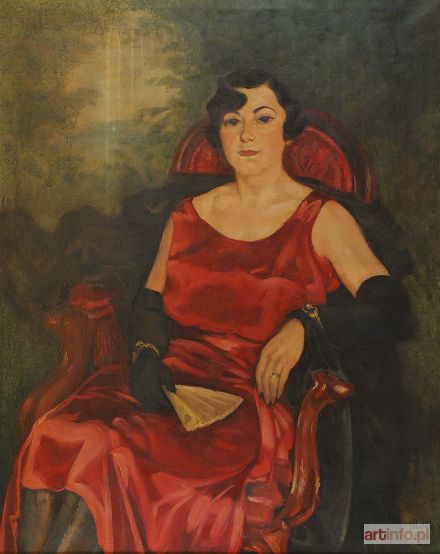 PAUTSCH Fryderyk | Portret kobiety - Margit Tillowa, 1929