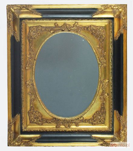 Rama pozłocona z lustrem
