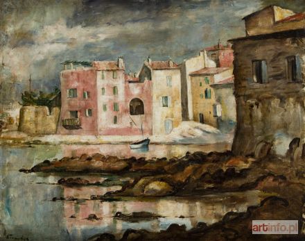 KRAMSZTYK Roman | Pejzaż z Collioure, ok. 1925 - 1928 r.