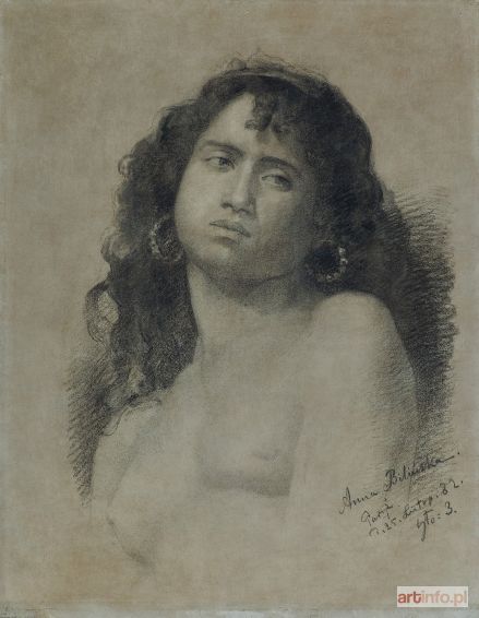 BILIŃSKA-BOHDANOWICZ Anna | PORTRET MODELKI – CYGANKA, 25 XI 1882