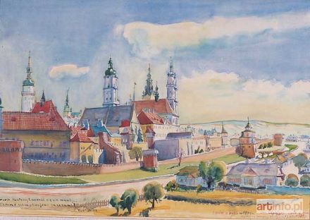 OLPIŃSKI Jan Kazimierz | Widok Lwowa od strony wschodniej, 1935