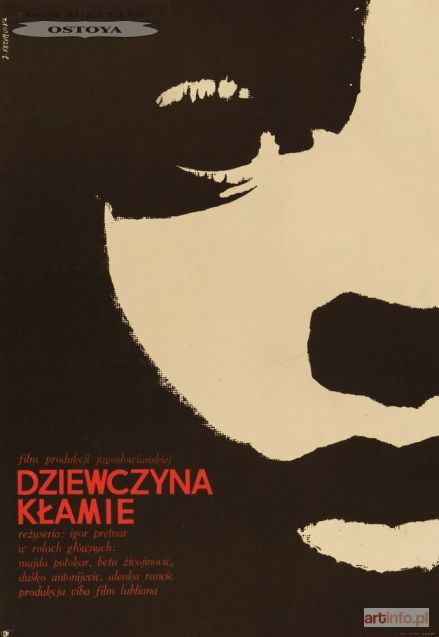 KRZYMUSKA-STOKOWSKA Joanna | Plakat do filmu DZIEWCZYNA KŁAMIE, 1967