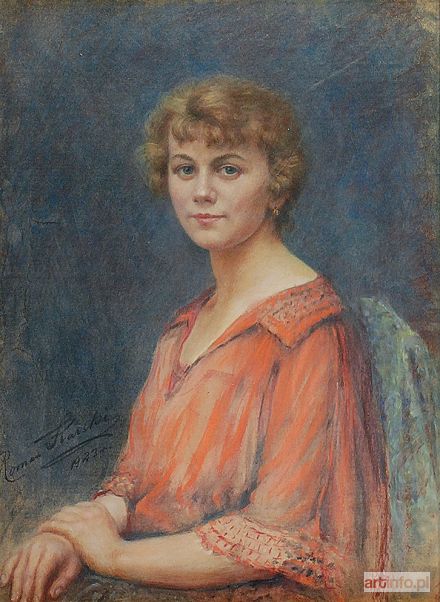 KARSKI Roman | Portret kobiety - Eugenia z Łaszczyków Zasadzińska, 1923