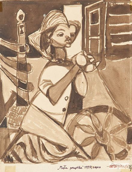 KRAJEWSKA Helena | Śniadanie, 1947 r.