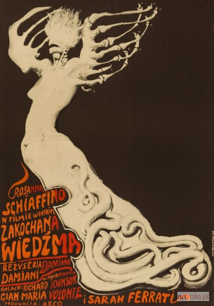 STAROWIEYSKI Franciszek | Plakat do filmu ZAKOCHANA WIEDŹMA, 1968