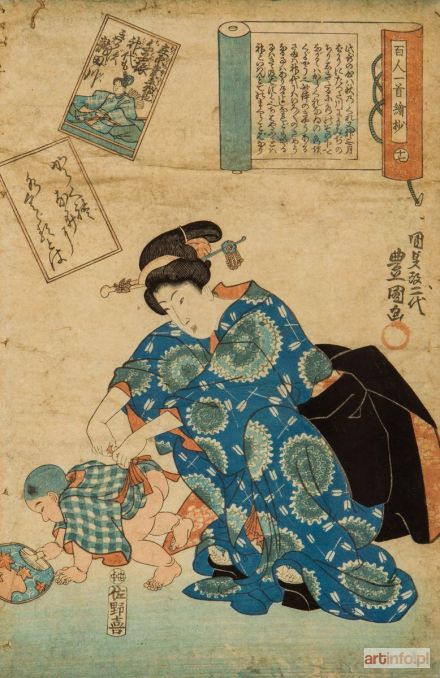 KUNISADA II Utagawa | MATKA I DZIECKO, 1844