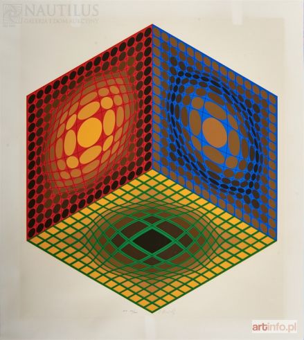 VASARELY Victor | Kezek. Composition Cinetique, 1986