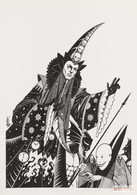 RÓŻAŃSKI Krzysztof | Karnawał, ilustracja komiksowa, 1995 r.