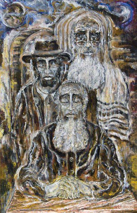 LACHUR Zdzisław | GŁOWY, z cyklu JUDAICA, 1995-96