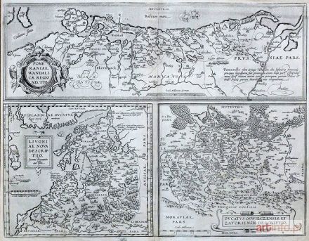 ORTELIUS Abraham | Pomeraniae Wandalicae Regionis, Typ./Livoniae Nova Descriptio.../Ducatus Oswieczensis, et Zatoriensis...