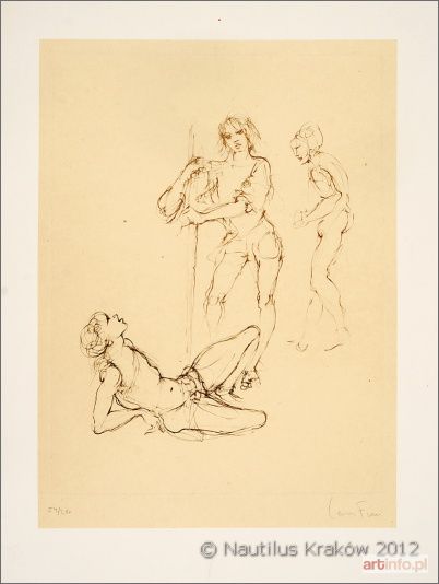 FINI Leonor | Szkic erotyczny IV [Croquis erotiques IV], 1976