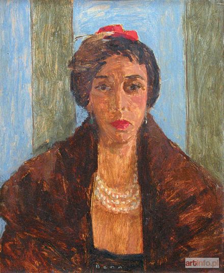 RABINOWICZ Bencion (Benn) | Femme au collier (1958)