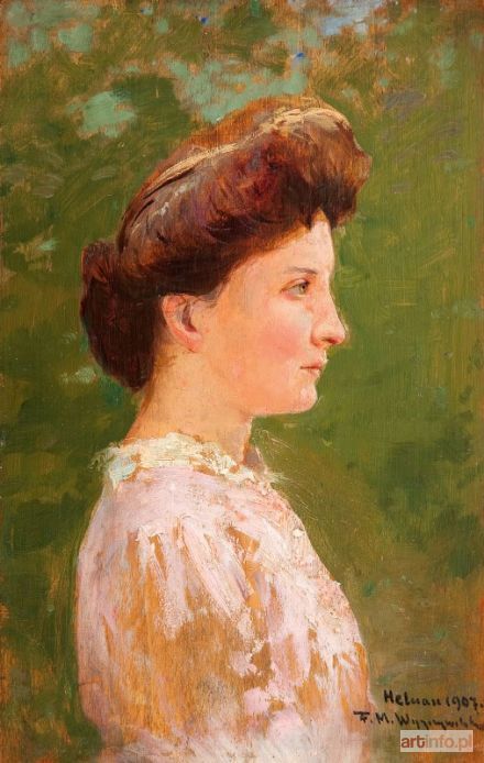 WYGRZYWALSKI Feliks Michał | Portret młodej damy, 1907 r.