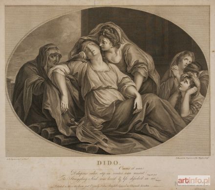 BARTOLOZZI Francesco | Dido Omnis et una [Śmierć Dydony], 1780