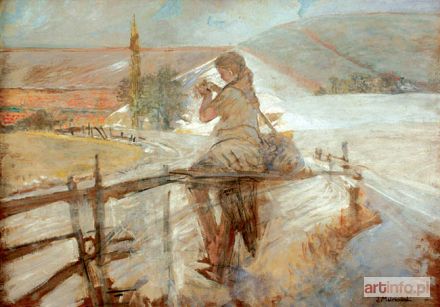 MALCZEWSKI Jacek | Św. Agnieszka - szkic