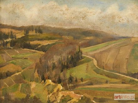 JAŹWIECKI Franciszek Adam | PEJZAŻ GÓRSKI, 1927