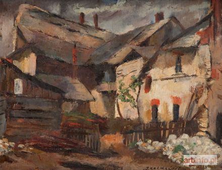 KARMAŃSKI Jan | Pejzaż z Kazimierza nad Wisłą, 1933 r.