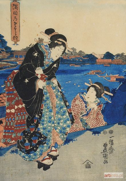 KUNISADA Utagawa | Nad rzeką