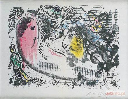 CHAGALL Marc | Różowa dama