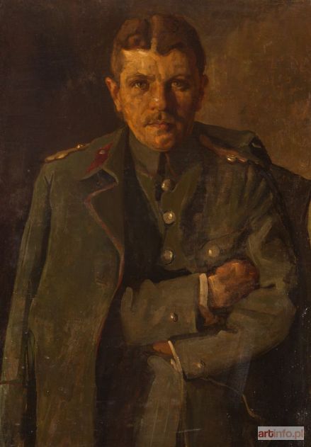 STROŃSKI Marian | PORTRET OFICERA, ok. 1919