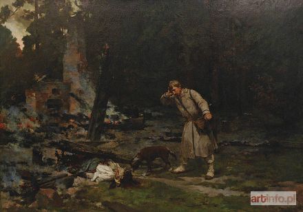 ALCHIMOWICZ Kazimierz | Za późno, 1895