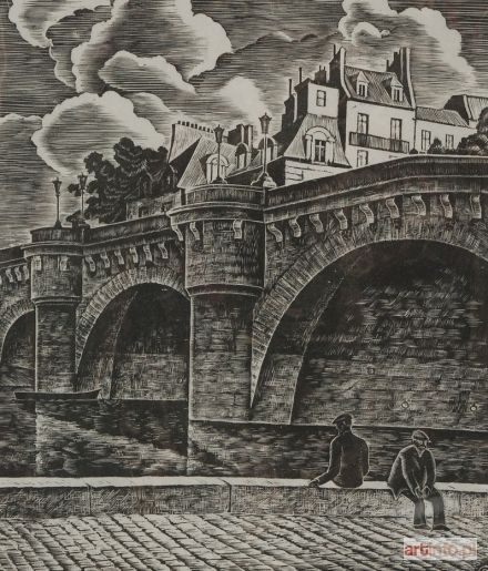 PŁOSZAY Leon | Paryż - Pont Neuf