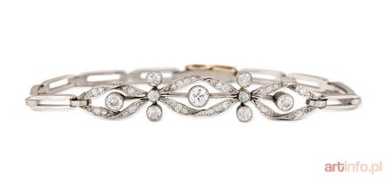 Bransoletka z diamentami w stylu art déco