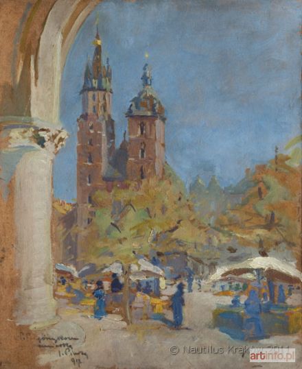 PINKAS Ignacy | Kościół Mariacki w Krakowie, 1917