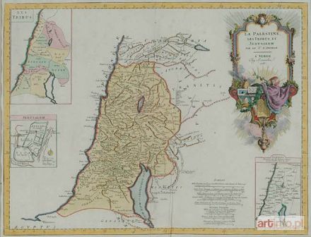 ANVILLE Jean-Baptiste Bourguignon | MAPA ZIEMI ŚWIĘTEJ