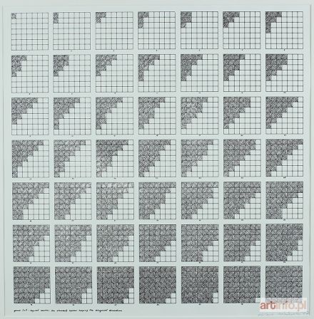 WINIARSKI Ryszard | Game 7x7-logical course-the elements appear keeping diagonal directions, 1977 r.