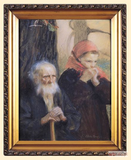 AXENTOWICZ Teodor | STAROŚĆ I MŁODOŚĆ, ok. 1920