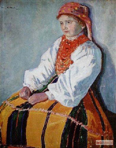 PILATTI Gustaw | Kobieta w stroju ludowym (1904)