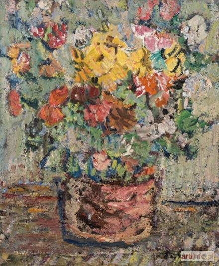 CYBIS Jan | Flower Still Life [Martwa natura z kwiatami], 1968 r.