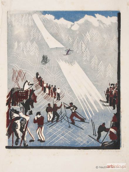 KONARSKA Janina | Skoki narciarskie [Wielka Krokiew], 1928