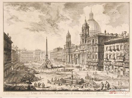 PIRANESI Giovanni Battista (Giambattista) | Widok Piazza Navona