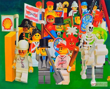 GORLAK Zbigniew | Armia Cesarza Le, obraz z cyklu BIO ARMY LEGO, 2012