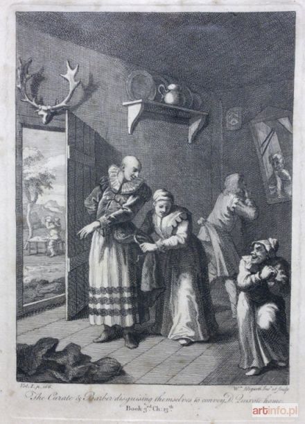 HOGARTH William | Ilustracja do Don Kichota Cervantes`a, ok. 1726 r.,