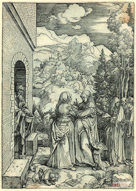 DÜRER Albrecht | Nawiedzenie (z cyklu Życie Marii)