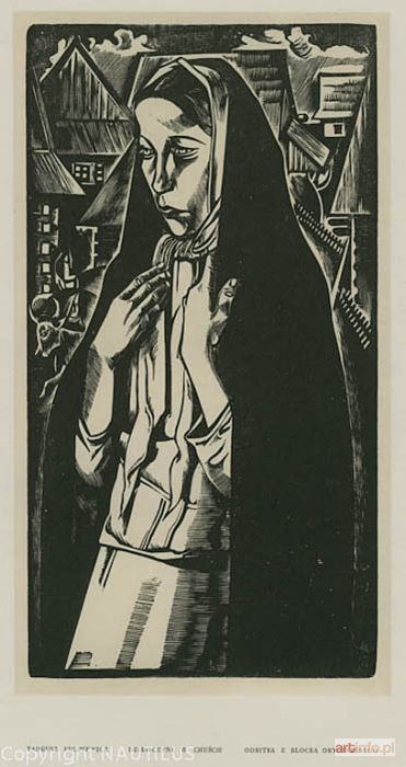 KULISIEWICZ Tadeusz | Dziewczyna w chuście, 1931