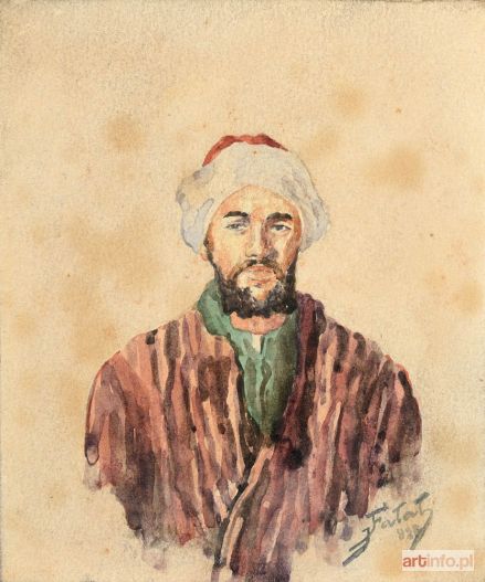 FAŁAT Julian | MĘŻCZYZNA w TURBANIE, 1928