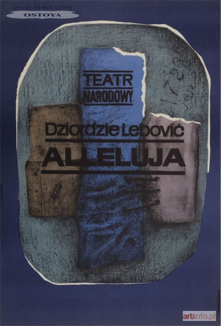 MŁODOŻENIEC Jan | Plakat, DZIORDZIE LEBOVIĆ, ALLELUJA, 1964