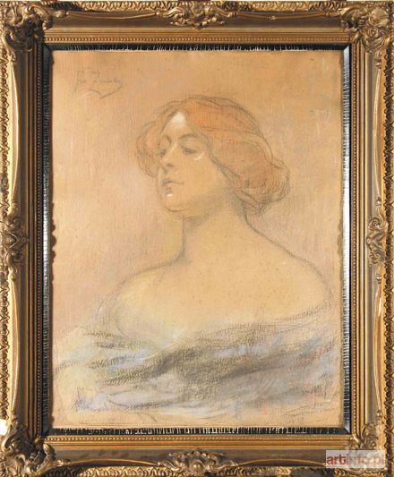 ŻMURKO Franciszek | Szkic - Portret rudowłosej