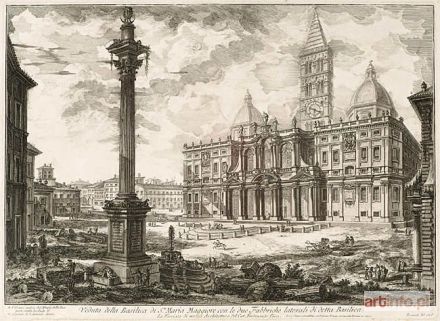 PIRANESI Giovanni Battista (Giambattista) | WIDOK BAZYLIKI SANTA MARIA MAGGIORE