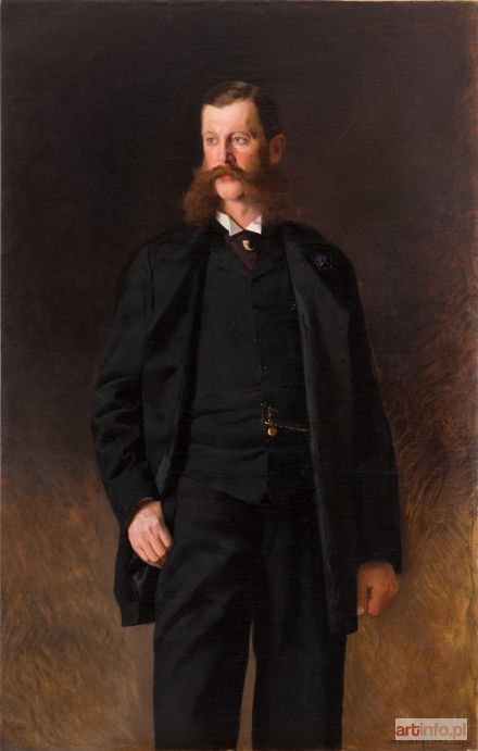 LENTZ Stanisław | Portret Ambrożego Feliksa Teofila Zaborowskiego herbu Grzymała, 1896 r.