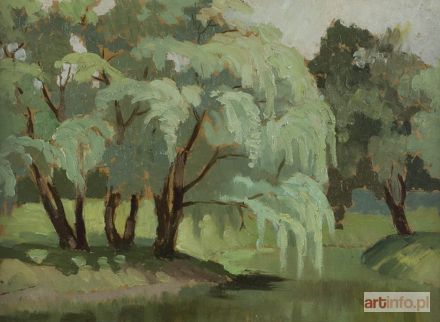 CZAJKOWSKI Stanisław | WIERZBY NAD STAWEM, 1925