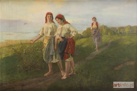 PIOTROWSKI Antoni | Na wsi, około 1916 r.