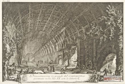 PIRANESI Giovanni Battista (Giambattista) | Powiększenie fragmentu oznaczonego na tablicy IX [poz. 236] literą C