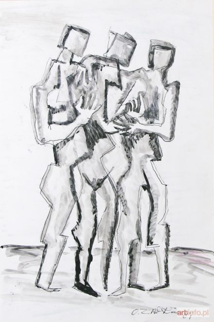 ZADKINE Ossip | Trois personnages (1967)