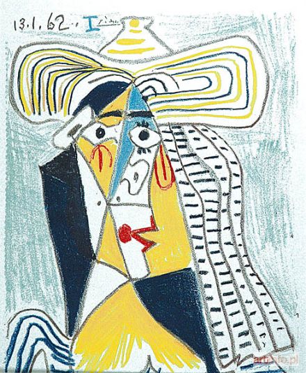 PICASSO Pablo | Żółty kapelusz, 1962