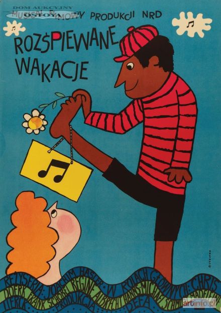 BUTENKO Bohdan | Plakat do filmu ROZŚPIEWANE WAKACJE, 1969